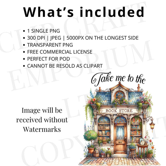 Take Me to the Bookstore PNG