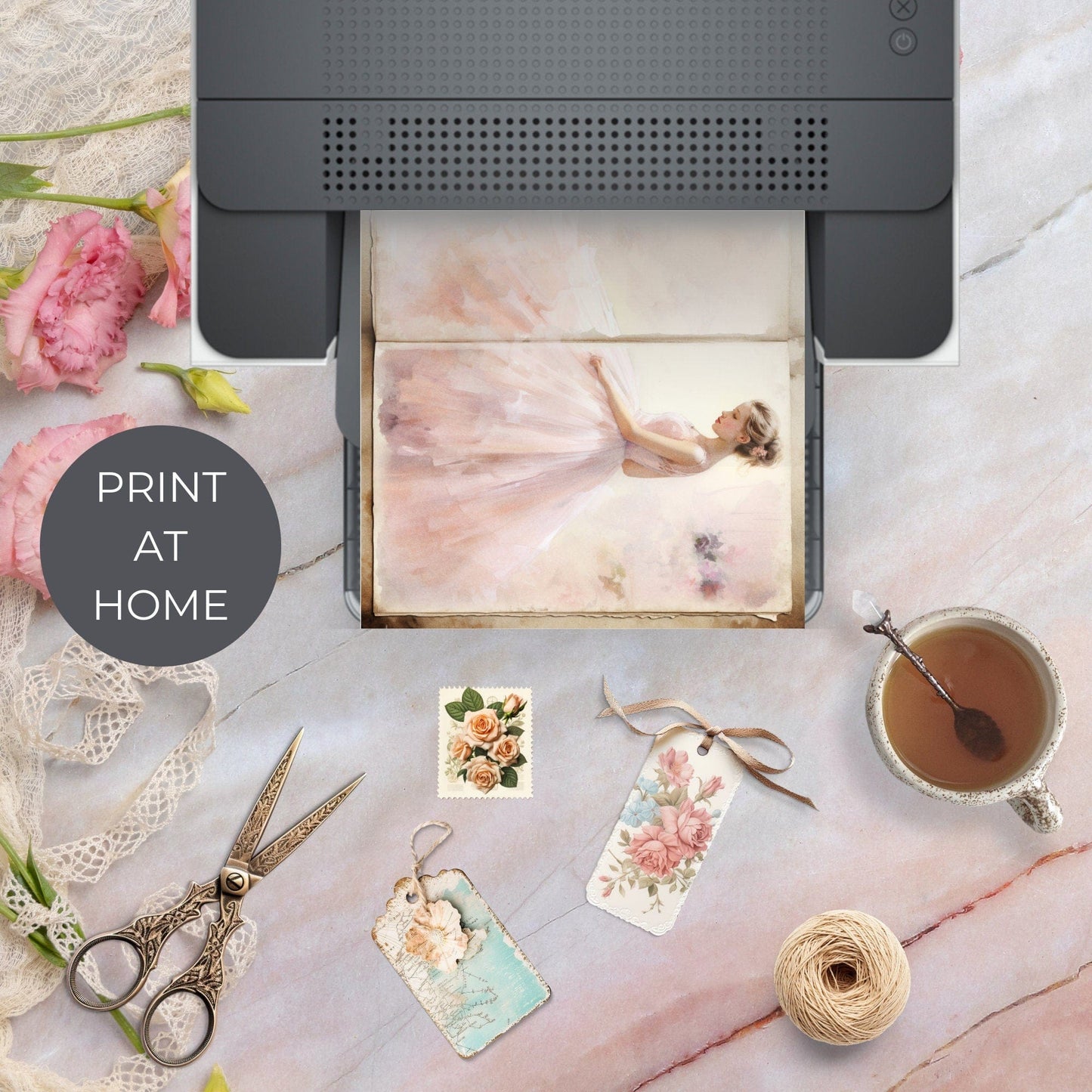 The Ballerina Junk Journal Pages Vol1