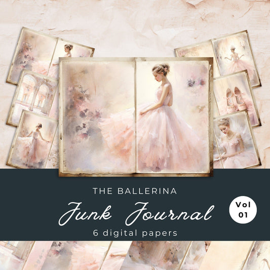 The Ballerina Junk Journal Pages Vol1