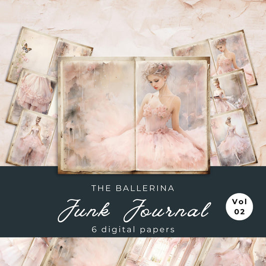 The Ballerina Junk Journal Pages Vol2