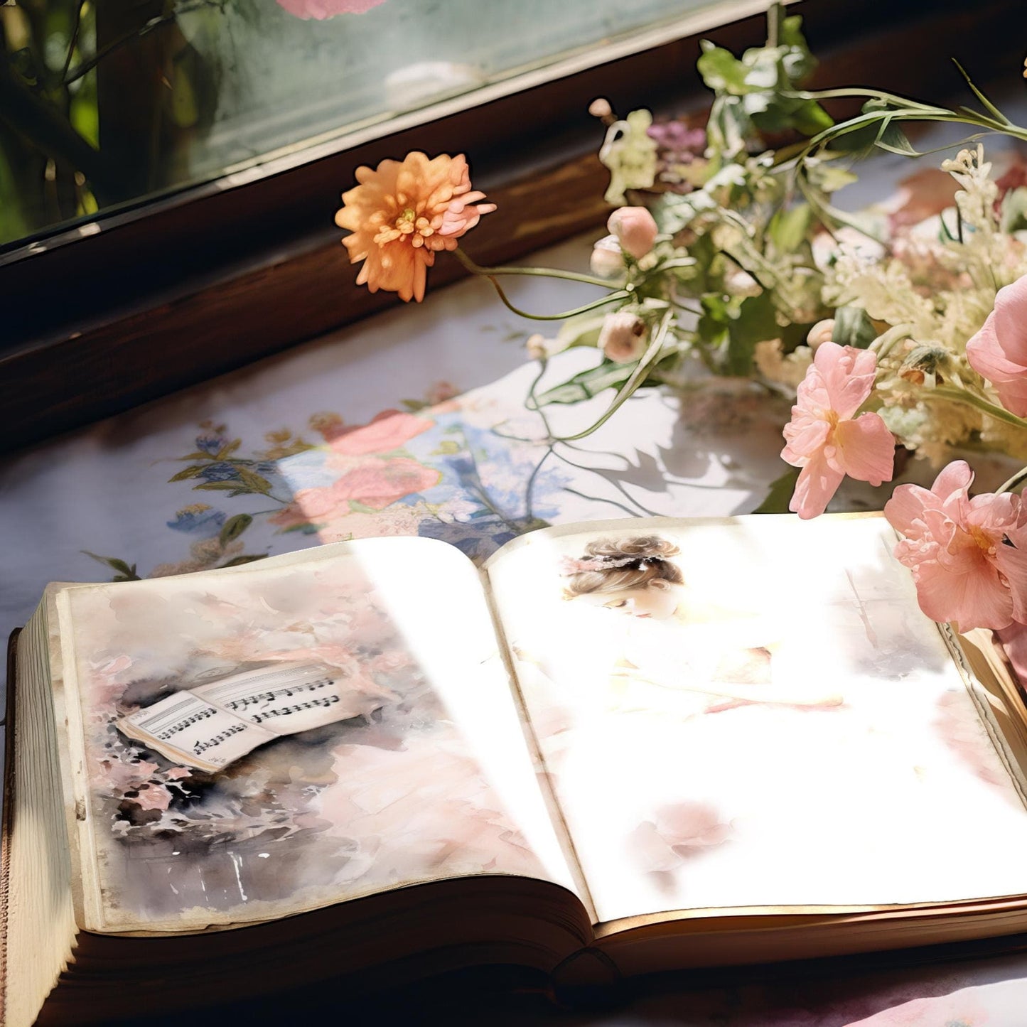 The Ballerina Junk Journal Pages Vol3