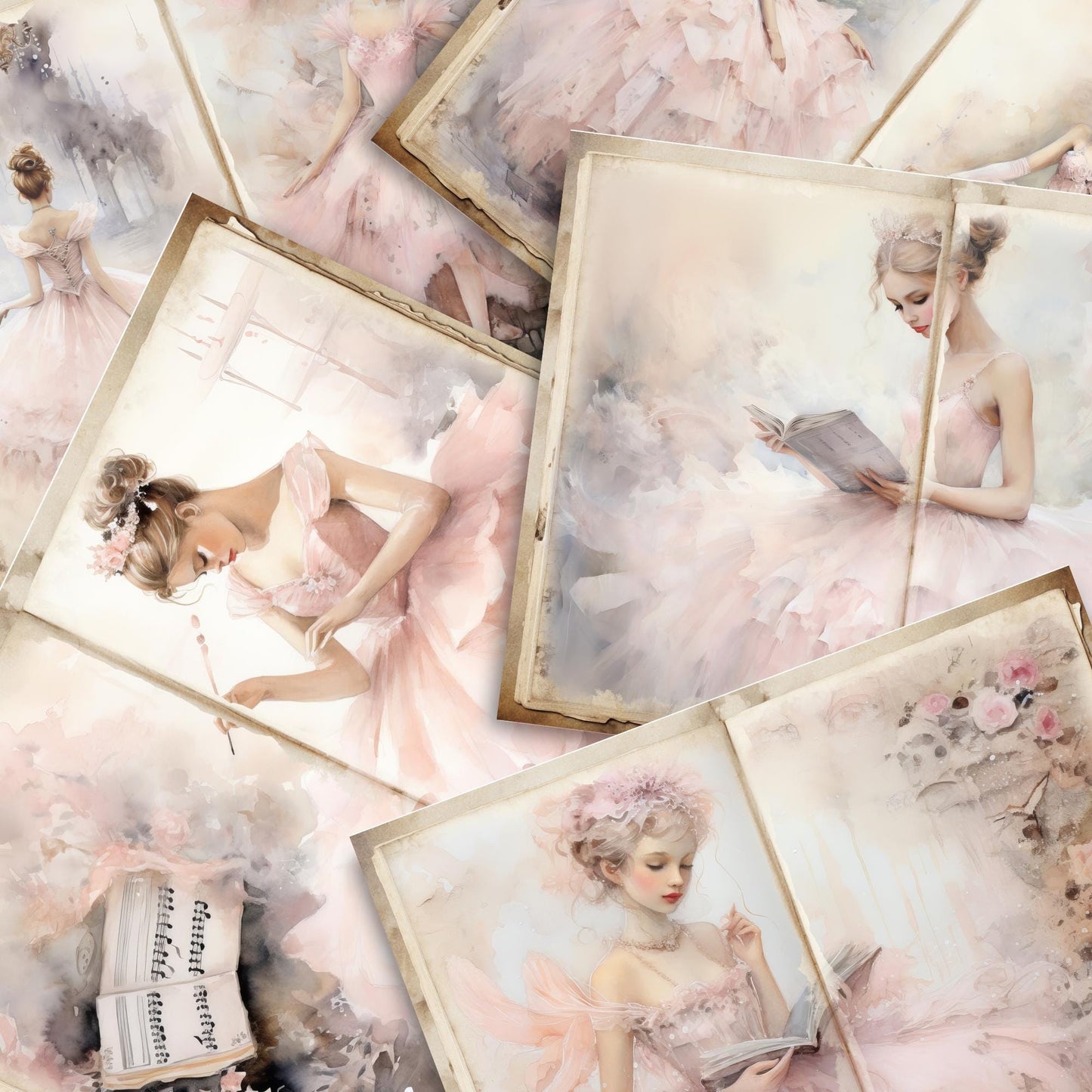 The Ballerina Junk Journal Pages Vol3