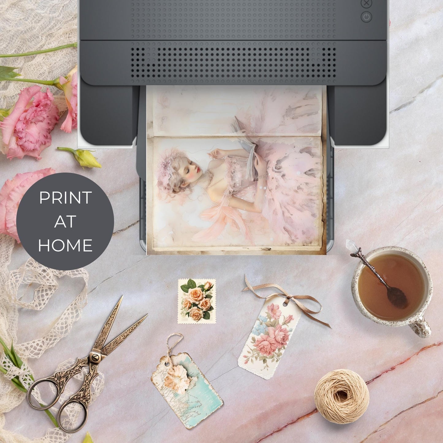 The Ballerina Junk Journal Pages Vol3