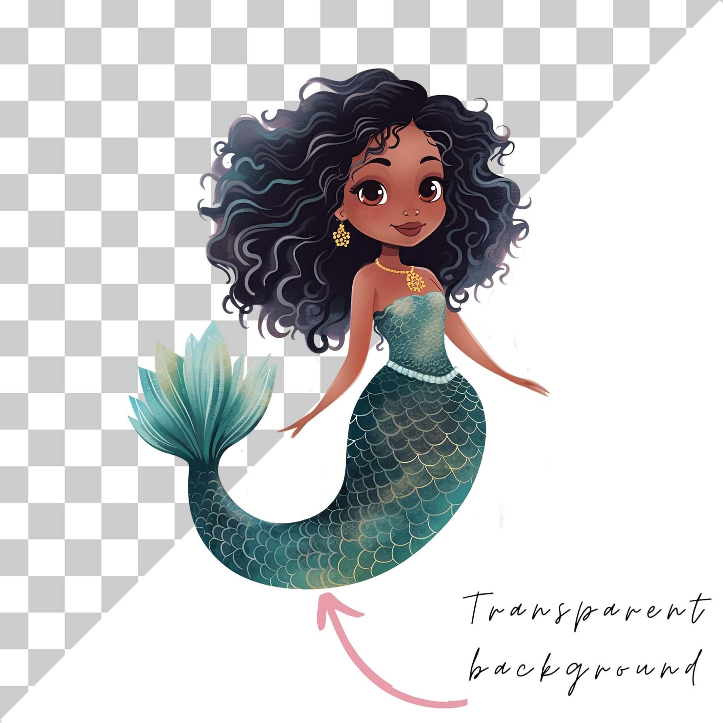 La sirena clipart