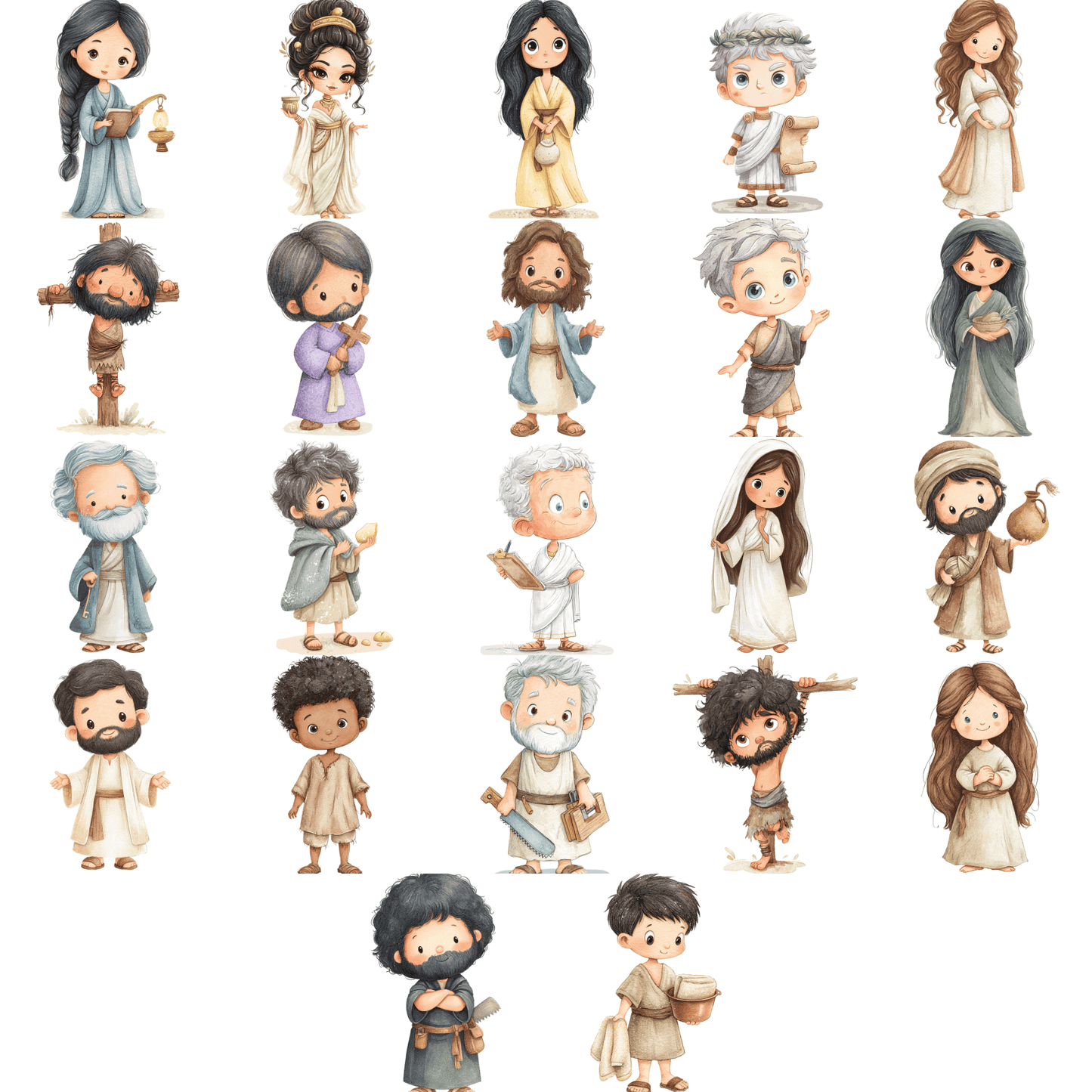 The New Testament Clipart Bundle – Christian Bible PNG Graphics for Printables (Commercial Use)