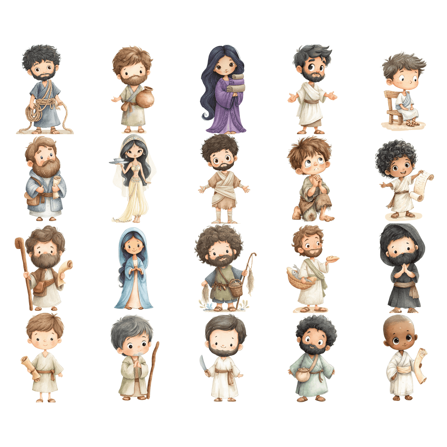 The New Testament Clipart Bundle – Christian Bible PNG Graphics for Printables (Commercial Use)