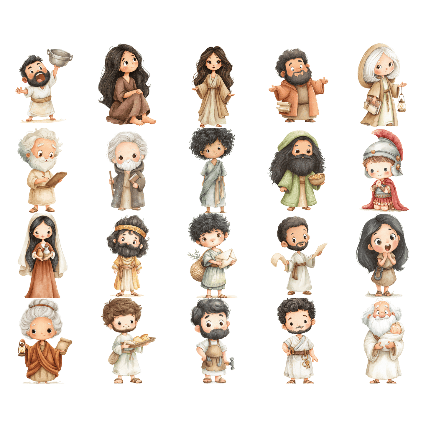 The New Testament Clipart Bundle – Christian Bible PNG Graphics for Printables (Commercial Use)