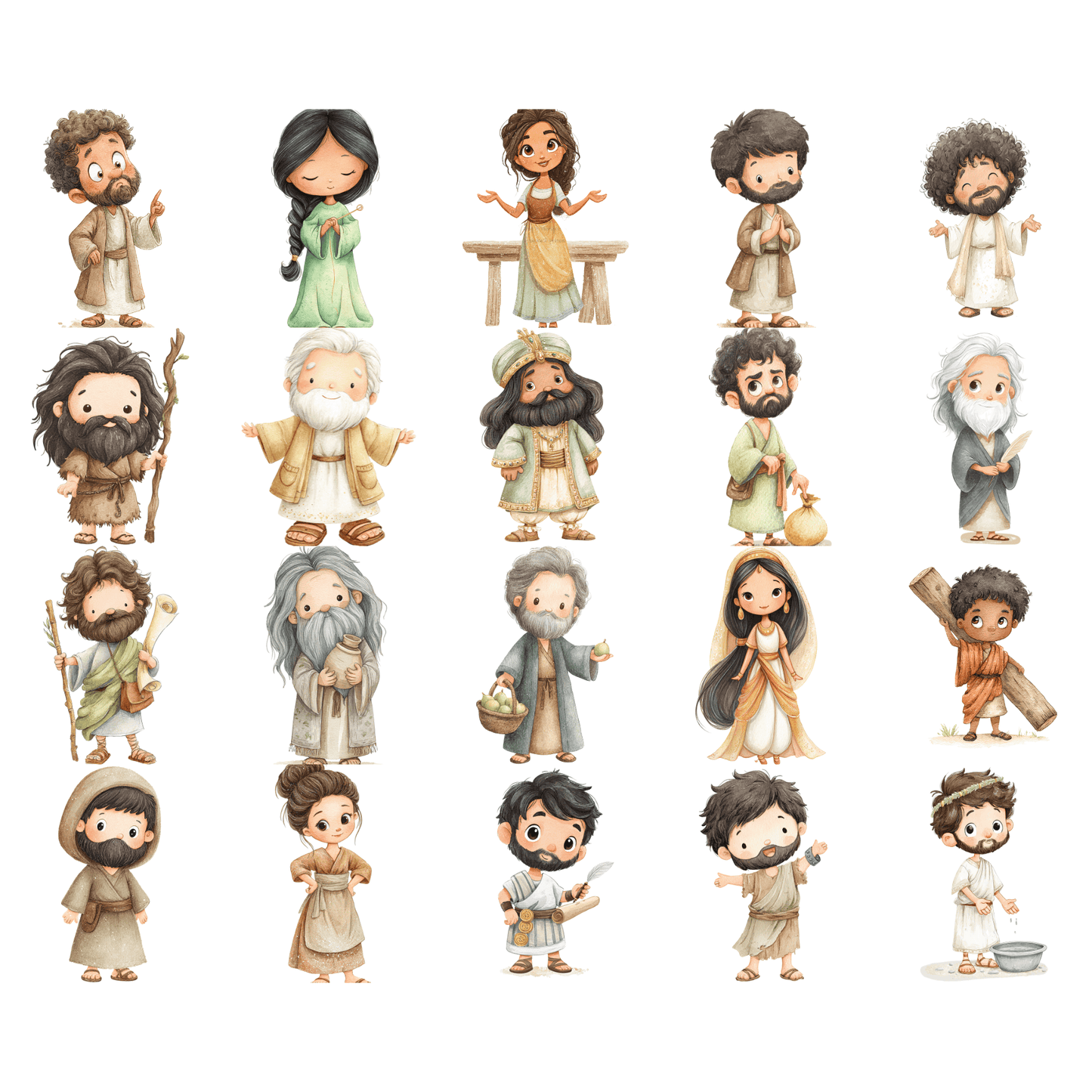 The New Testament Clipart Bundle – Christian Bible PNG Graphics for Printables (Commercial Use)