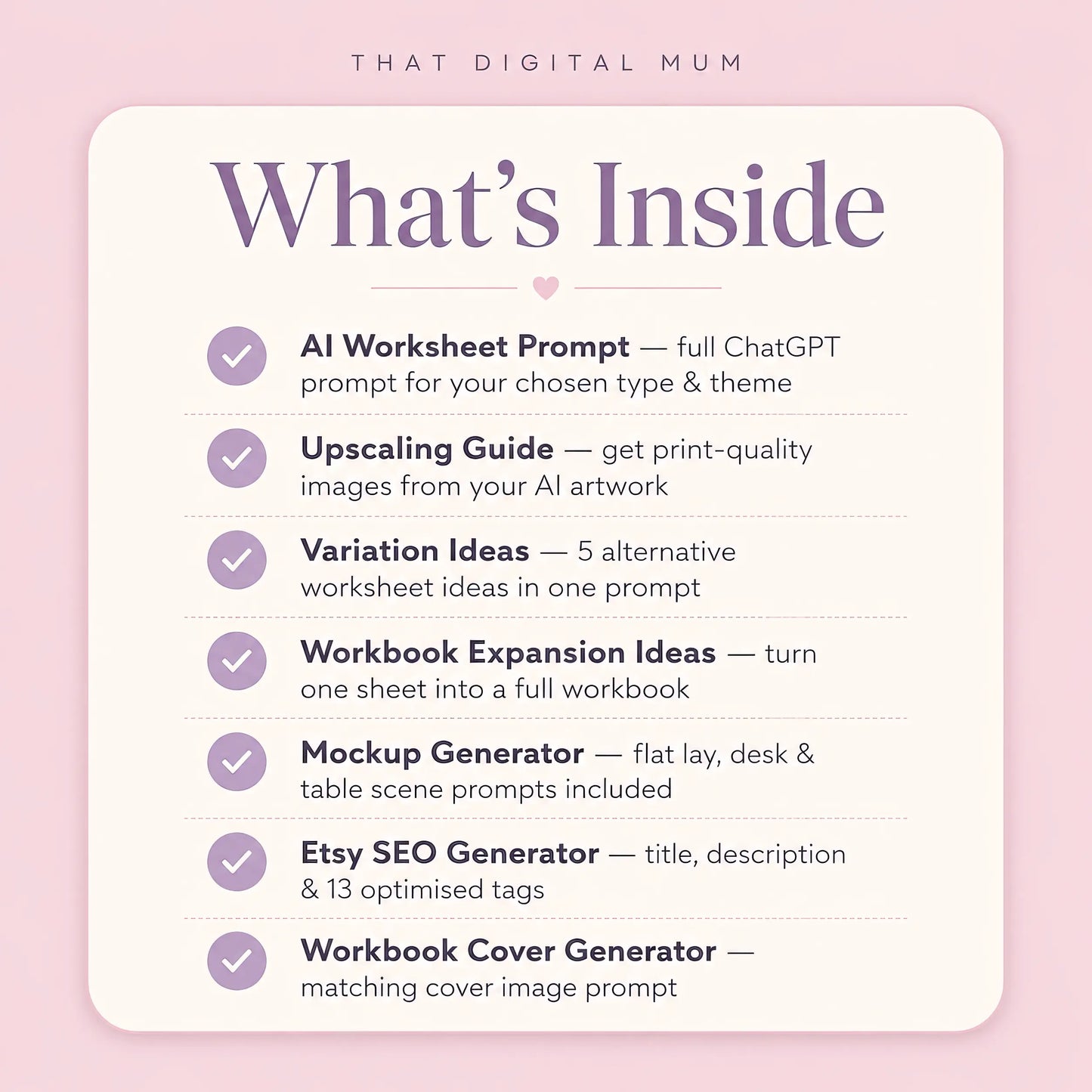 The Ultimate Kids Educational Worksheet Creator | AI Prompt Generator for Etsy & KDP Sellers