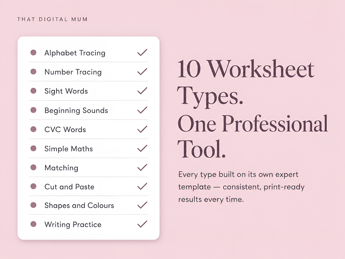 The Ultimate Kids Educational Worksheet Generator
