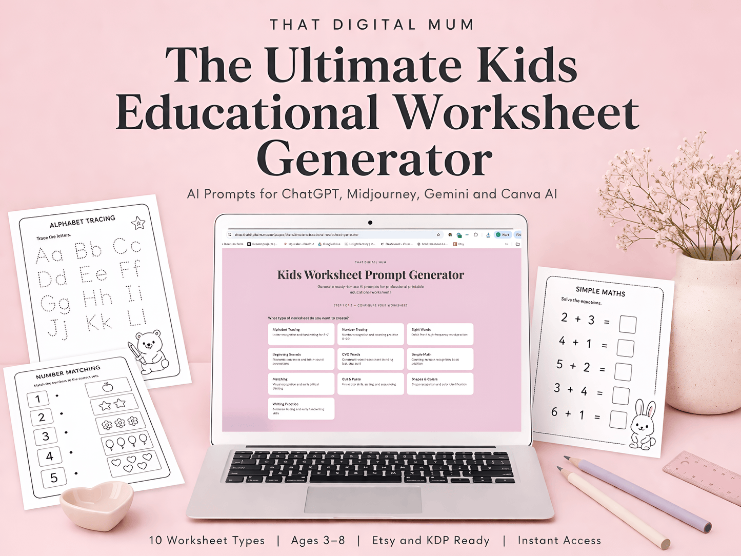 The Ultimate Kids Educational Worksheet Generator