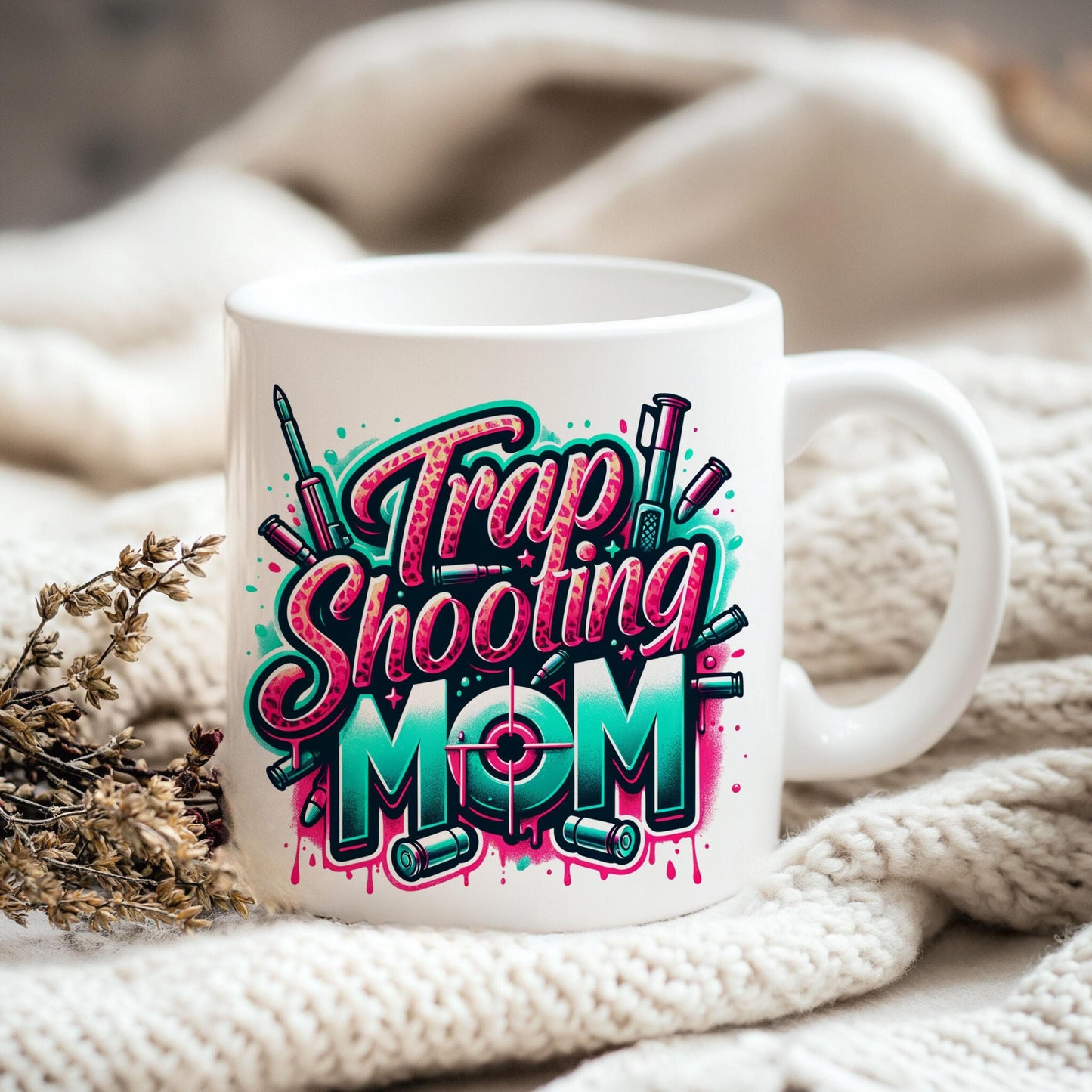 Trap Shooting Mom PNG