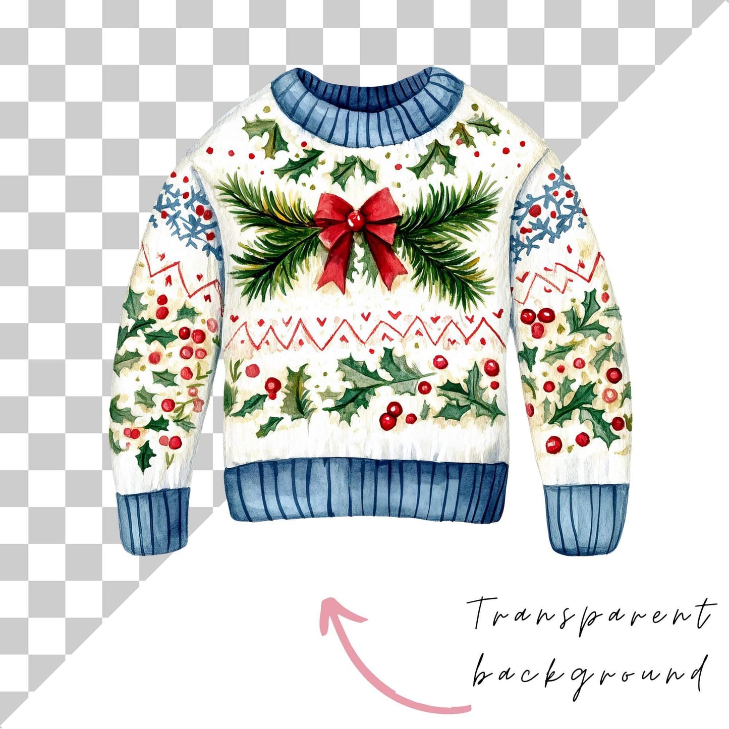 Ugly Christmas Sweater Clipart