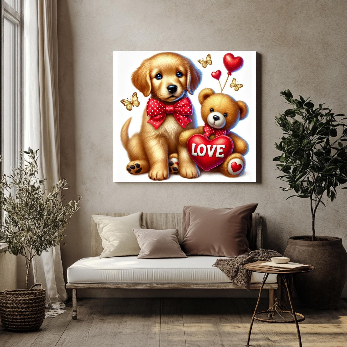 Valentines Dogs Clipart
