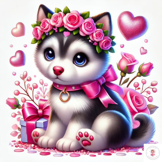 Valentines Dogs Clipart