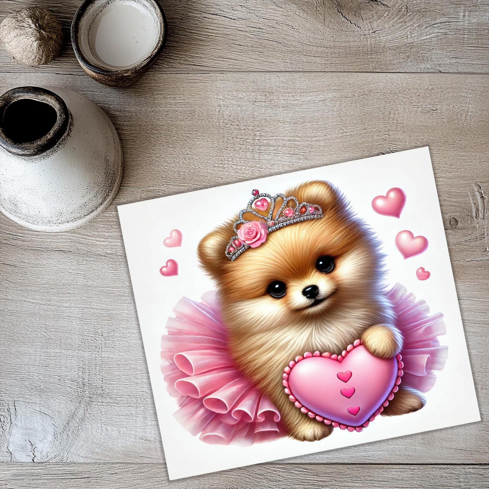 a picture of a teddy bear wearing a tiara