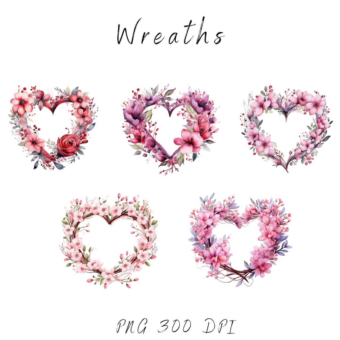 Valentines Wreath Clipart
