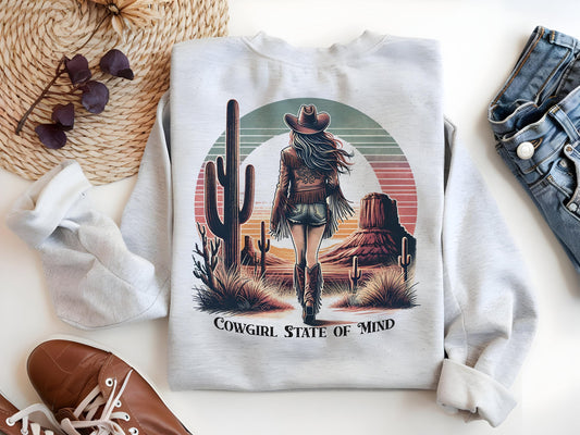 Vintage Cowgirl PNG