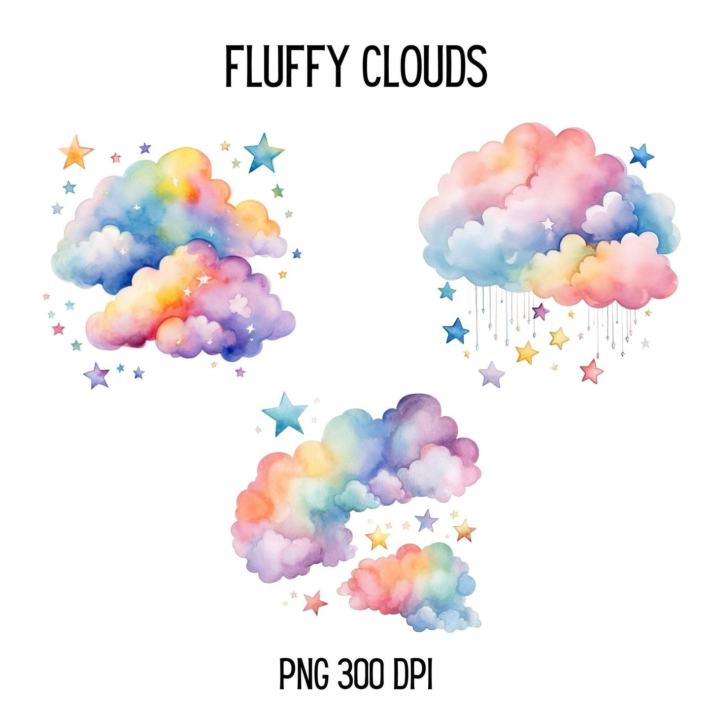 Watercolor Cute Teddy Bear Clipart