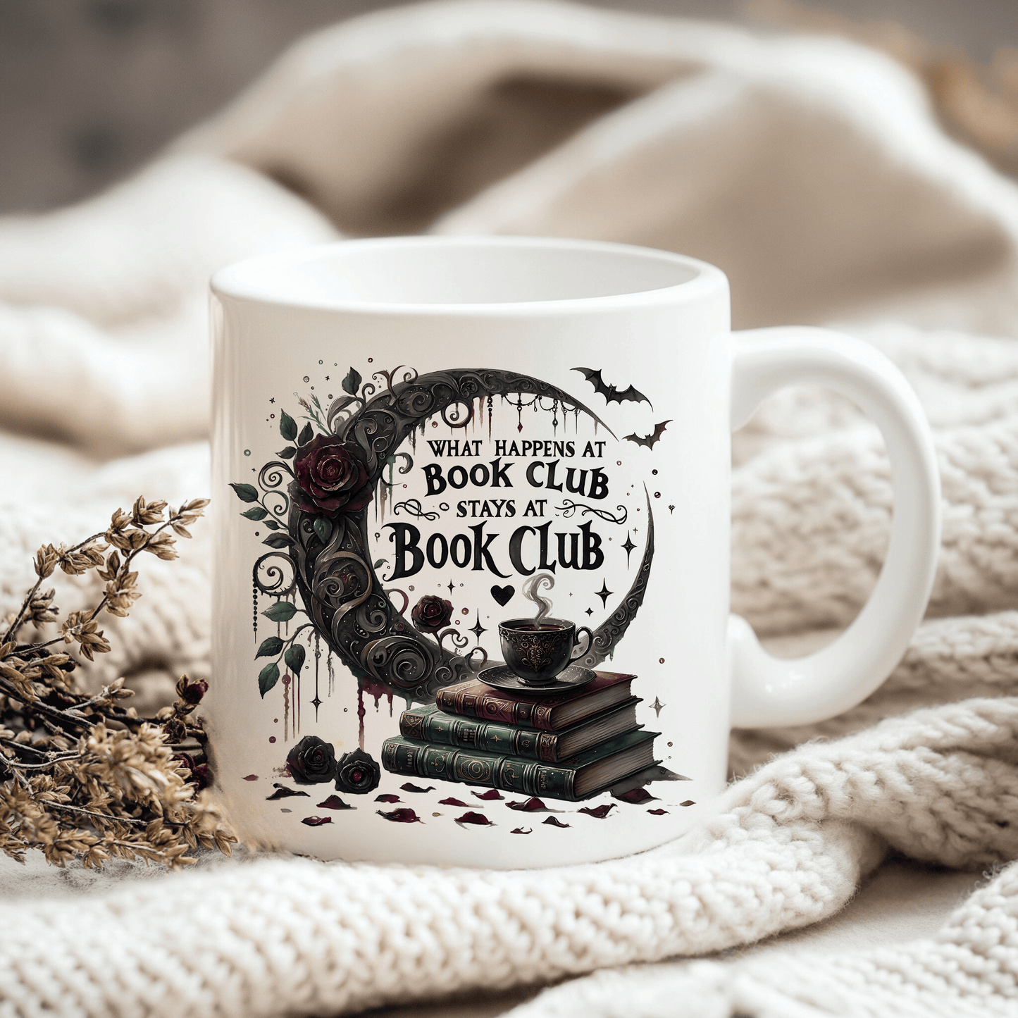 What Happens in Book Club PNG – Funny Romance Book Lover Sublimation Design