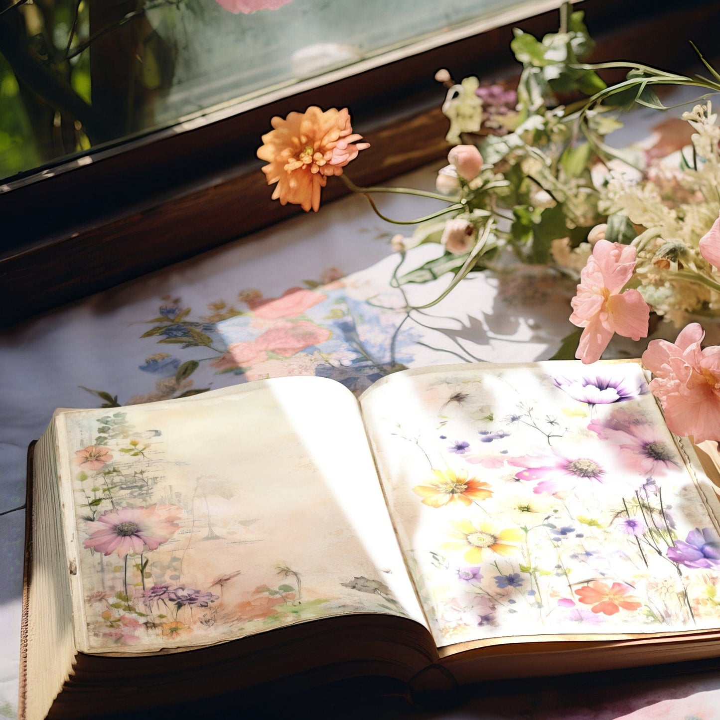 Wildflower Vol1 Junk Journal Pages