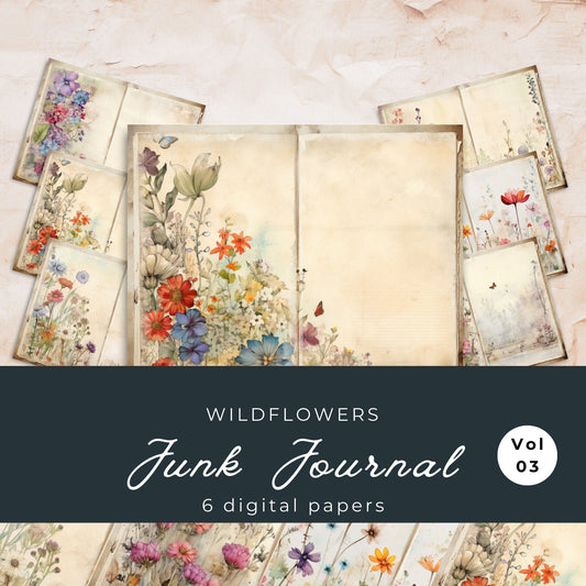 Wildflower Vol3 Junk Journal Pages