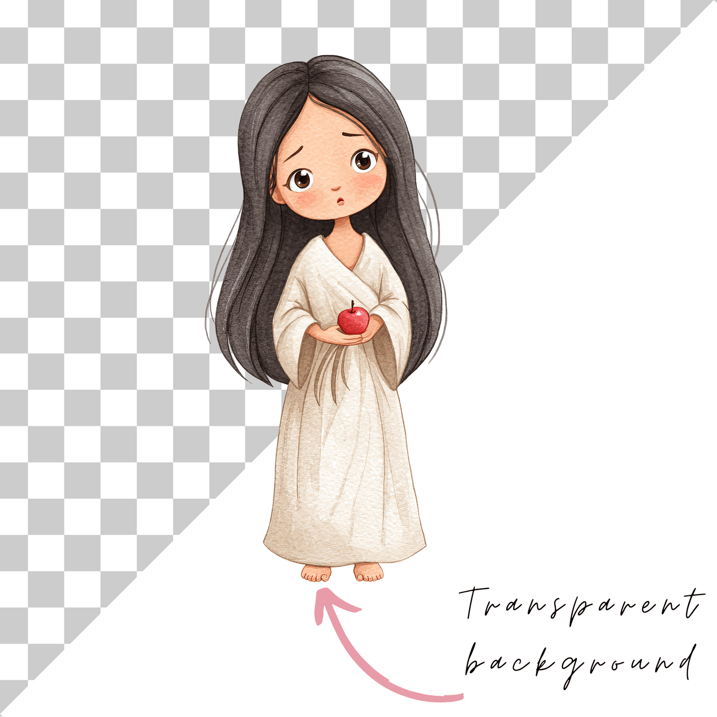 Women of the Bible Clipart Bundle | Christian Women PNG Graphics | Bible Story Commercial Use Clipart