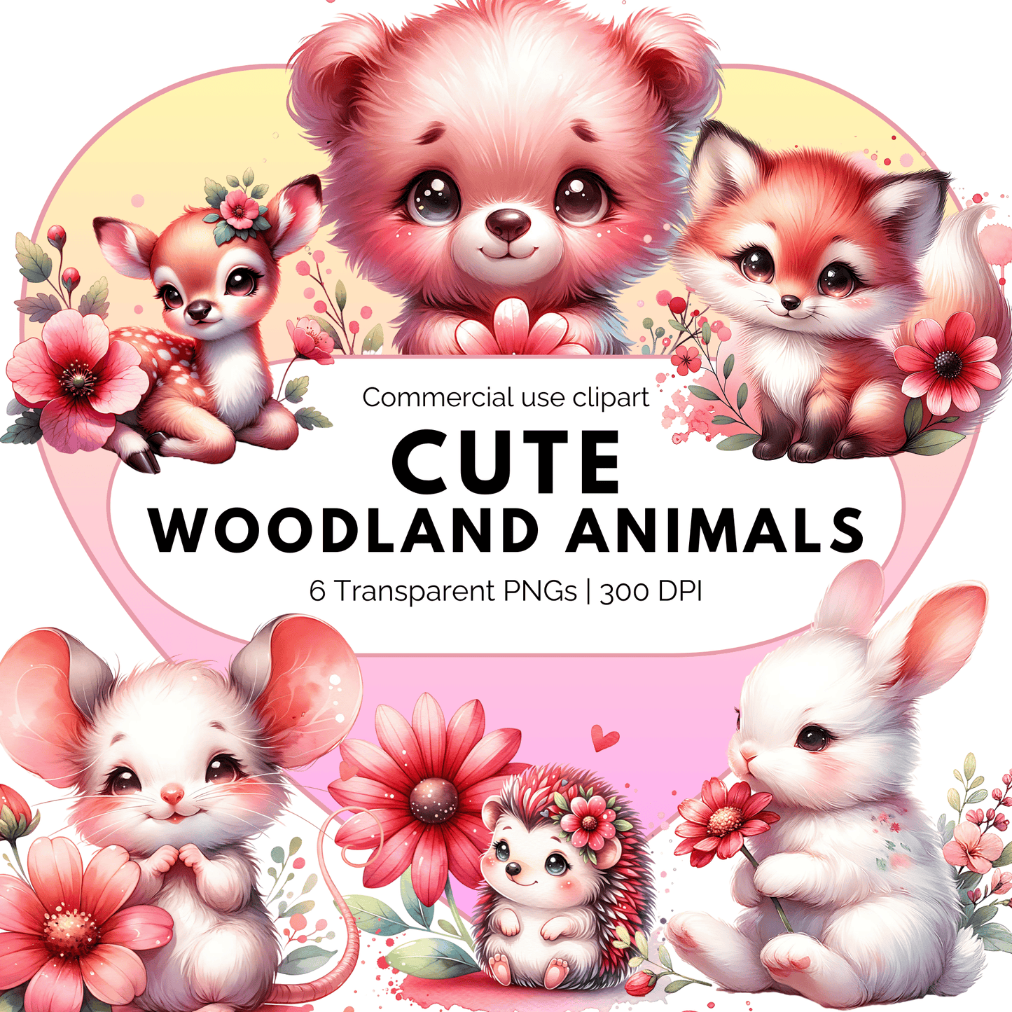 Woodland Animals Clipart