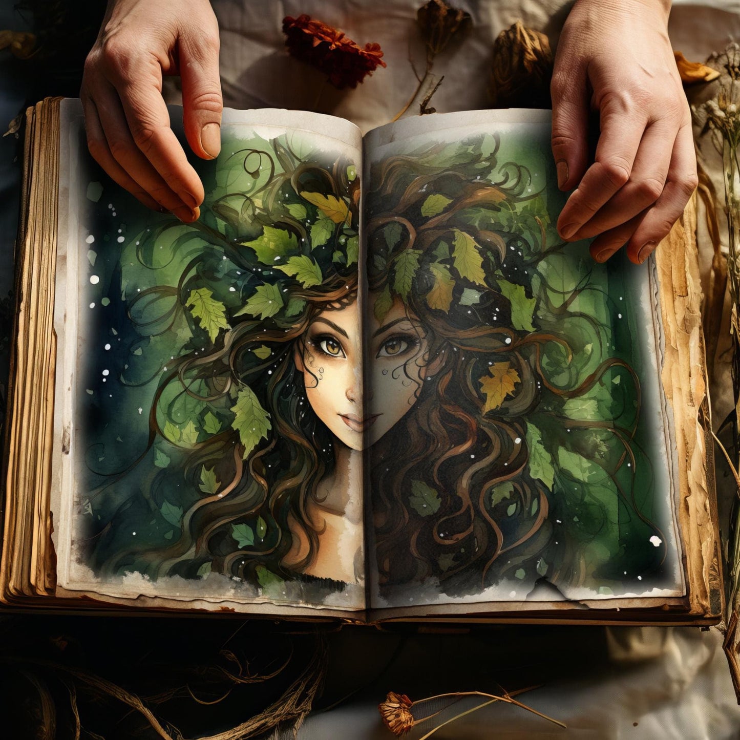 Woodland Elve Junk Journal Pages Vol3
